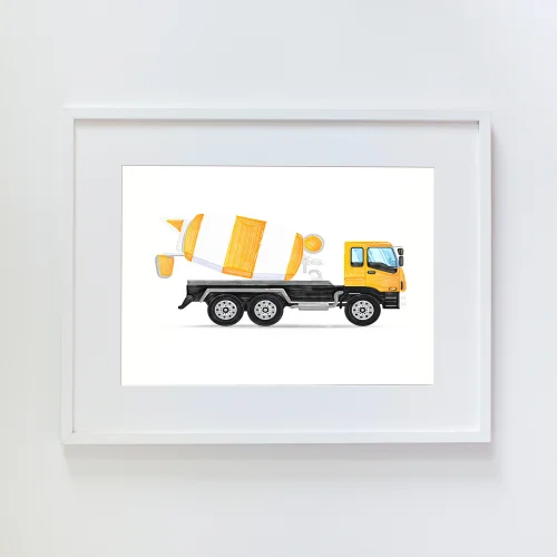 Little Forest Animals - Cement Mixer Truck