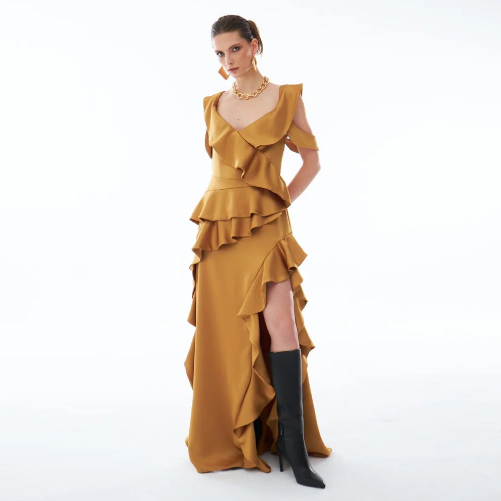 Luxez - Lola Floral Satin Dress