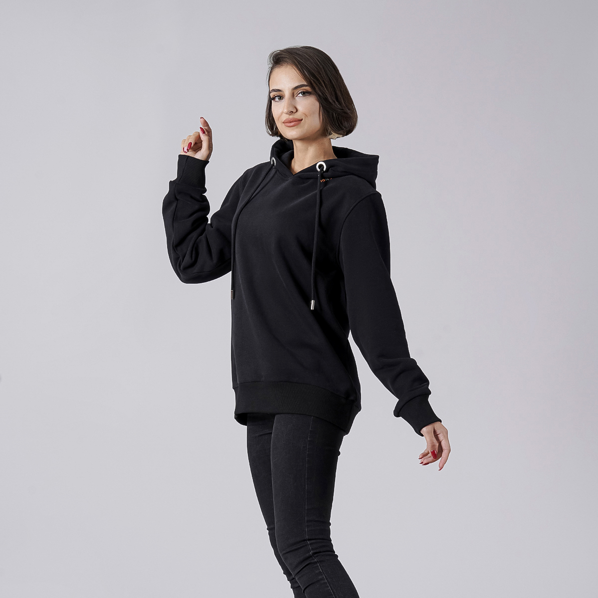 国内未入荷 BLIND / NO PLAN - Washed Embroidered Print Hoodie BLIND NO PLAN Reconstructed Printed Embroidered Hoodie