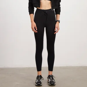 Waistband With Drawcords Shaper Leggings