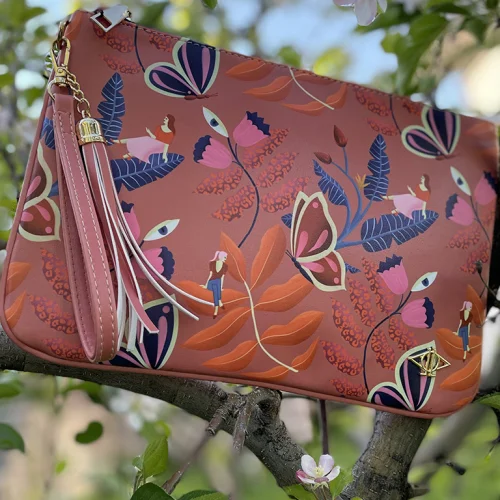 Dellel - Imagine A Forest Clutch Portföy Çanta