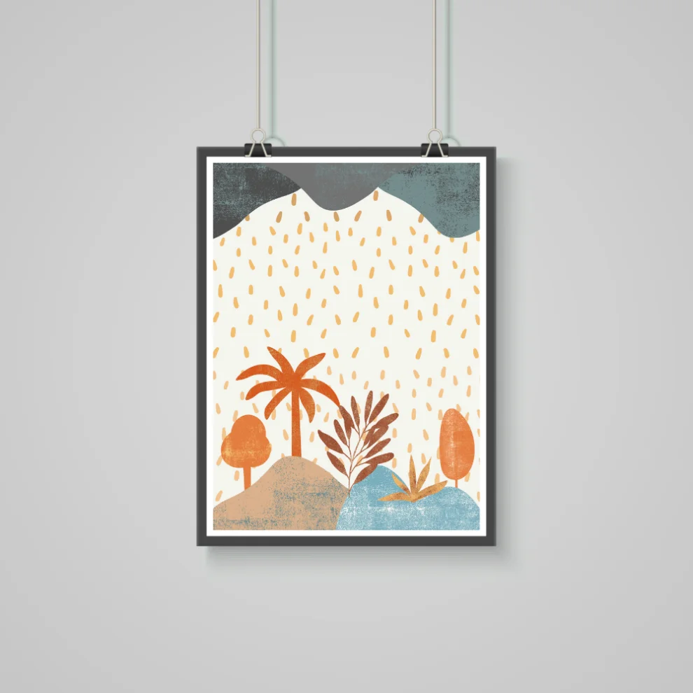 Studio Ovata - Rainy Desert Printed