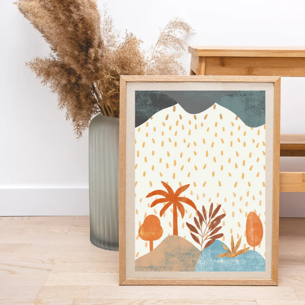 Studio Ovata - Rainy Desert Printed