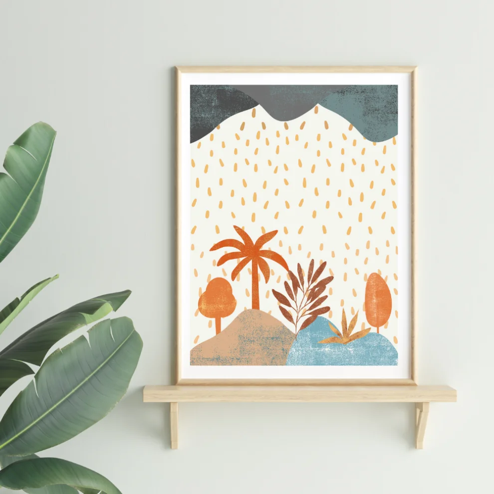 Studio Ovata - Rainy Desert Printed