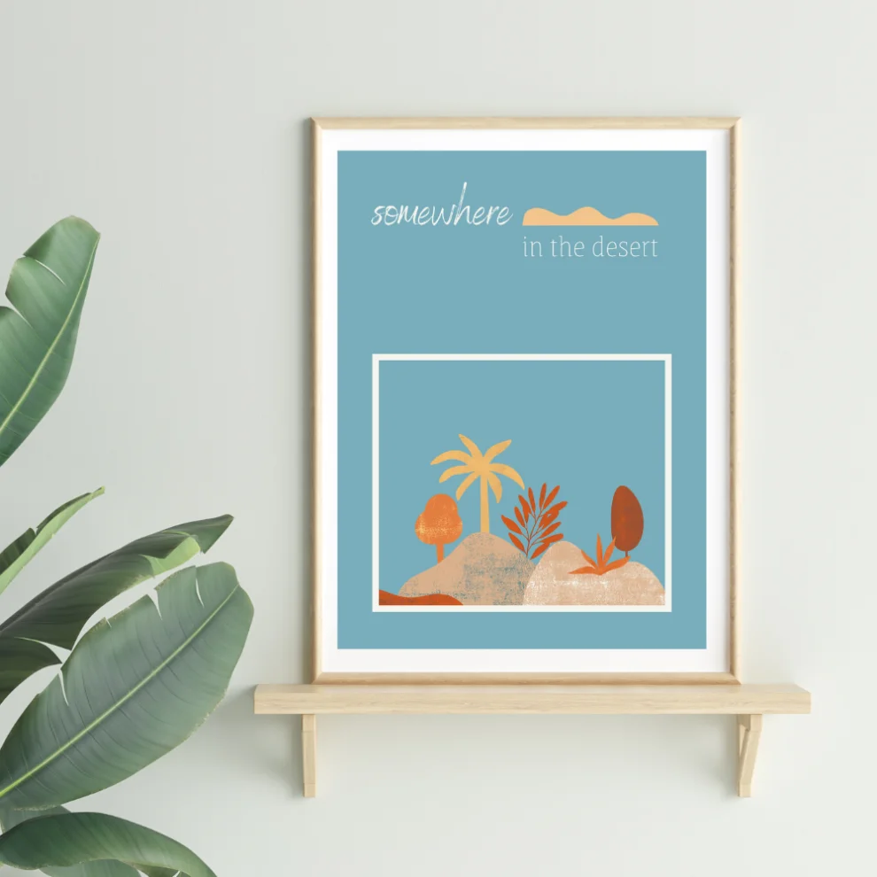 Studio Ovata - Somewhere In The Desert Printed