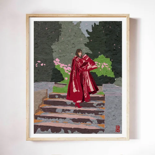 Nilol Print - Reddy Runaway Fine Art Baskı
