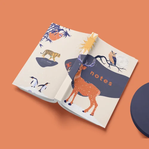 Studio Ovata - Animals - Matte Cover Notebook