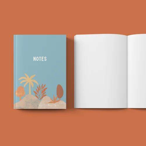Studio Ovata - Desert - Glossy Cover Notebook