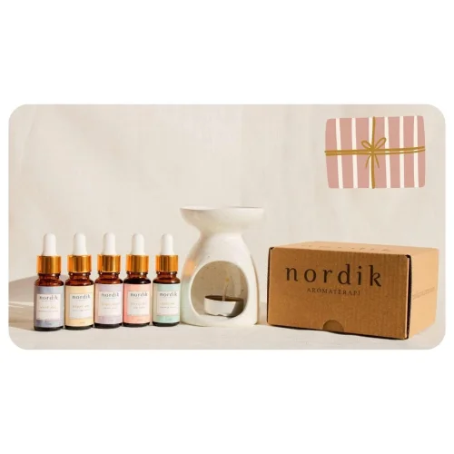 Nordik Aromaterapi - Feel- The Series Of 5 Essential Oil Blends + Eva The Ceramic Censer