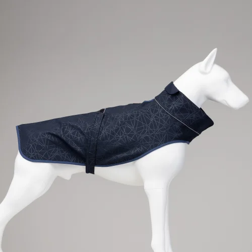 Lindodogs - Softshell Magnetic Navy Dog Raincoat