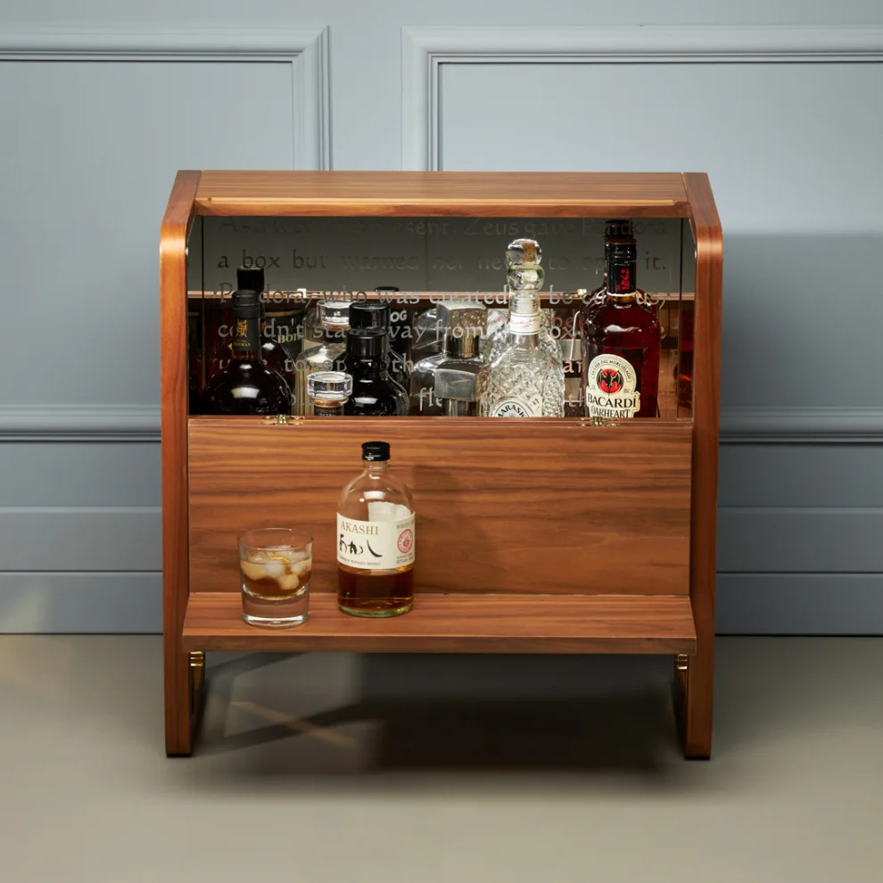 Gaen Studio - Pandora Sehpa Kullanımlı Mini Bar