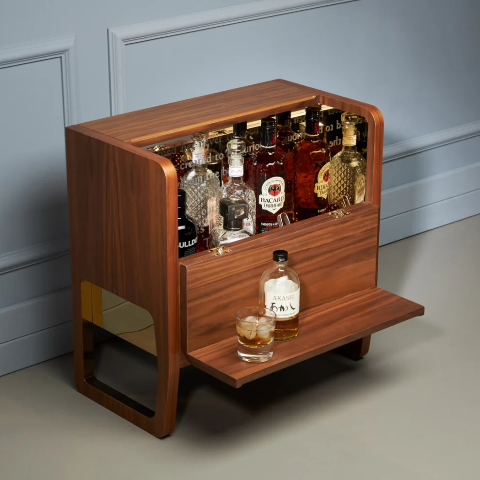 Gaen Studio - Pandora Sehpa Kullanımlı Mini Bar