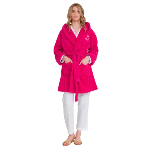 Miespiga - Women's Welsoft Hooded Plush Dressing Gown