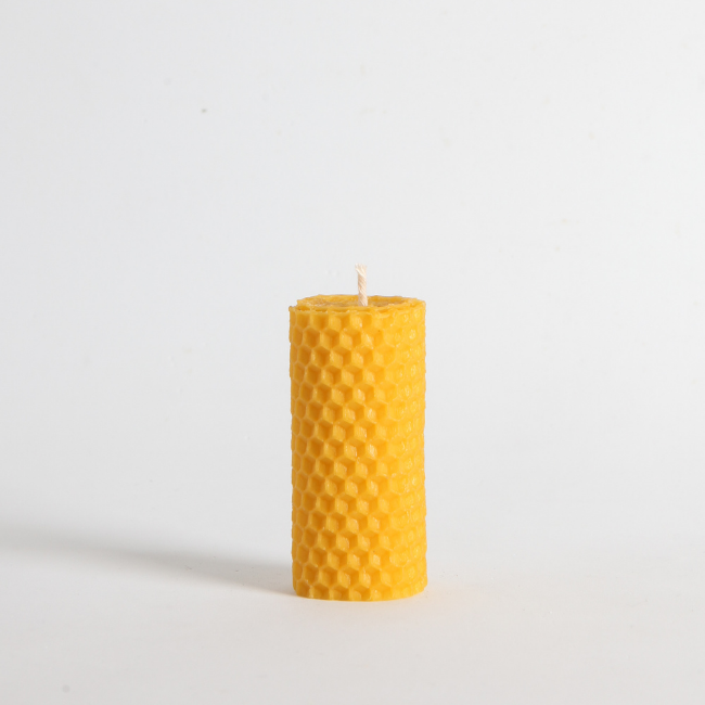 Rolled Natural Beeswax Candles ( 6 Pcs )