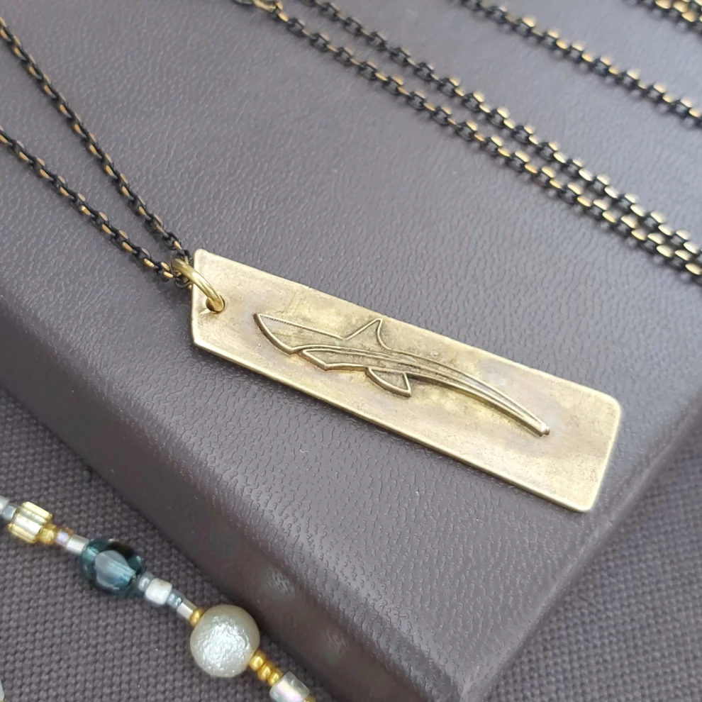 POJWoman by Pelin Özerson - Shark Necklace Chain
