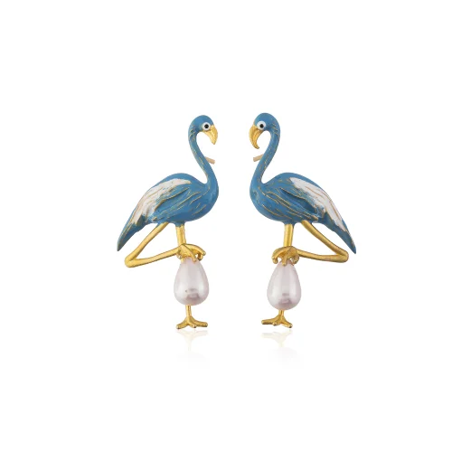 Milou Jewelry - Flamingo Earrings