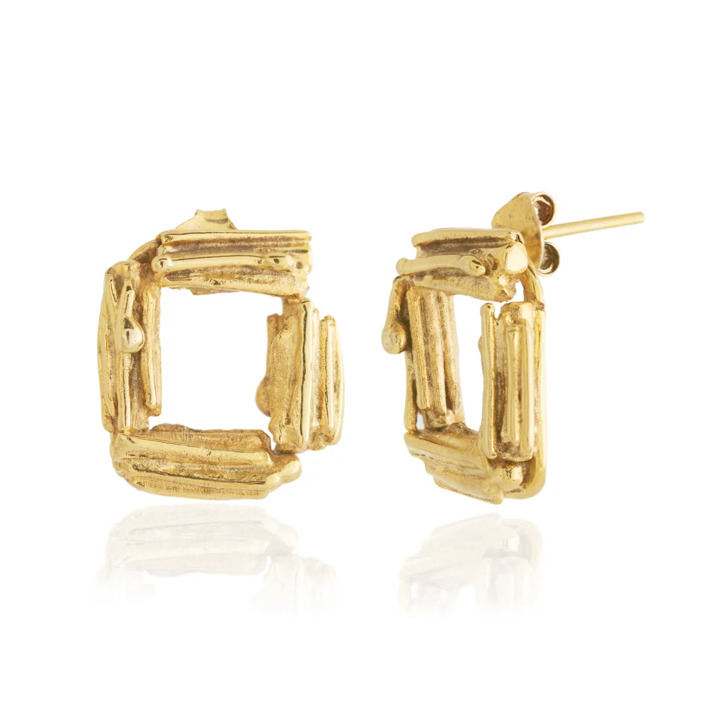 Blaze Jewelry - Zen Square Earring