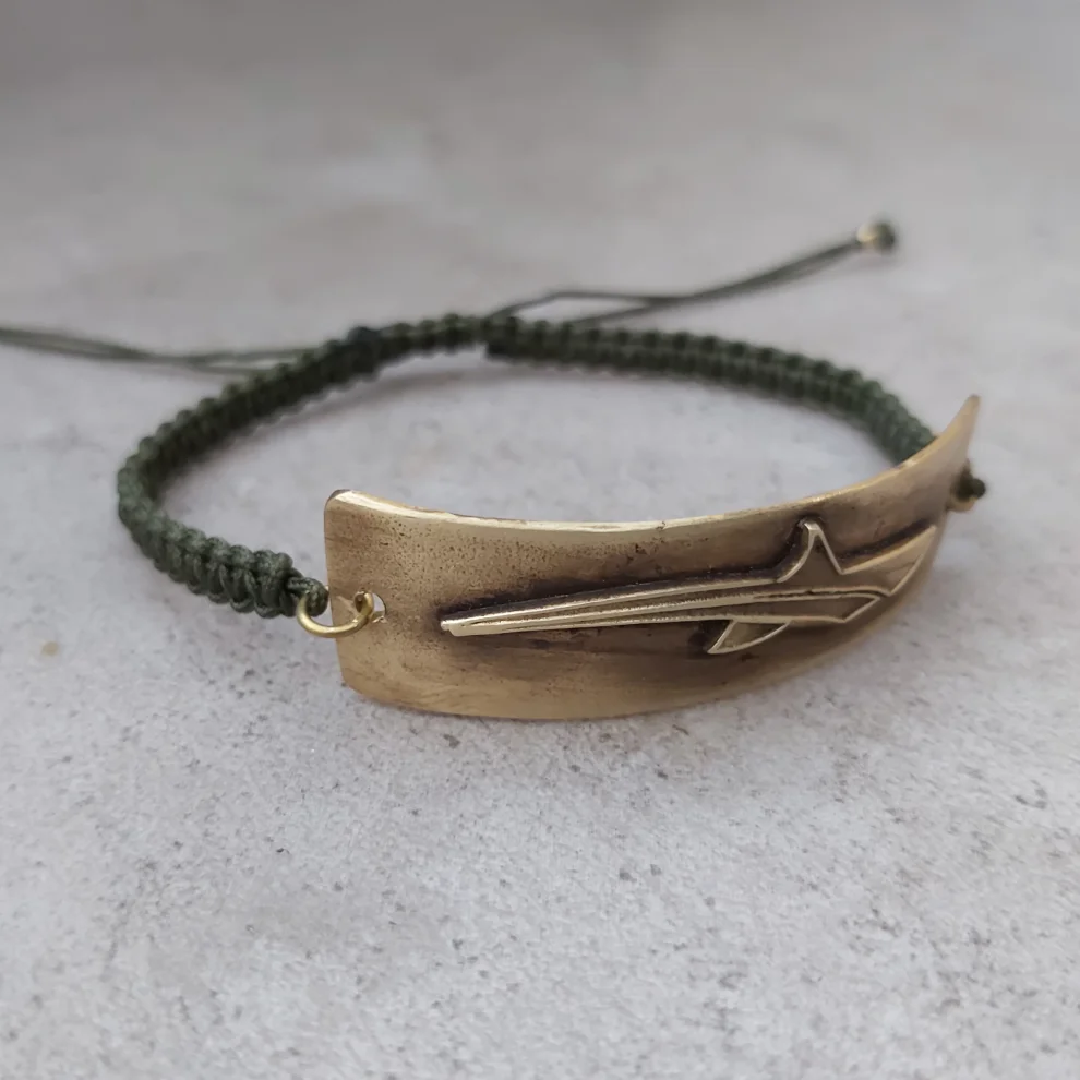 POJWoman by Pelin Özerson - Bronze Shark Bracelet