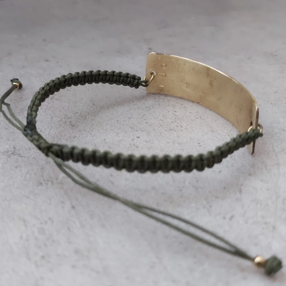 POJWoman by Pelin Özerson - Bronze Shark Bracelet