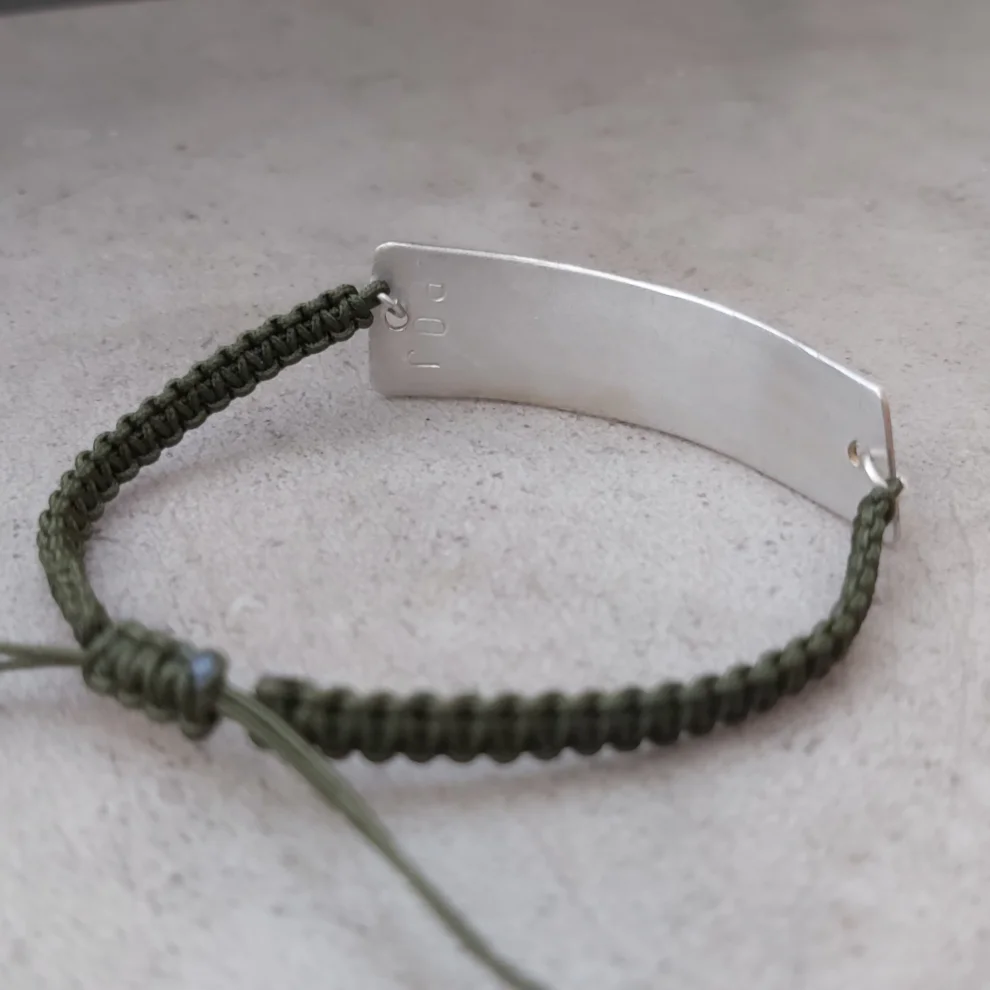 POJWoman by Pelin Özerson - Shark Silver Bracelet