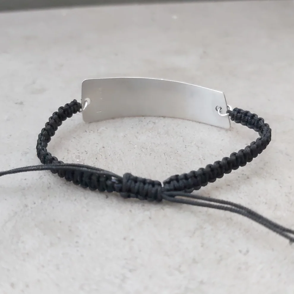 POJWoman by Pelin Özerson - Shark Silver Bracelet