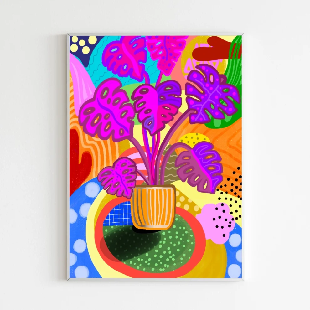BAB OBJECTS - Monstera Baskı