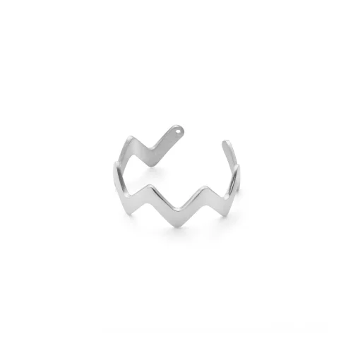 EKRIA - Small Zigzag Stackable Ring