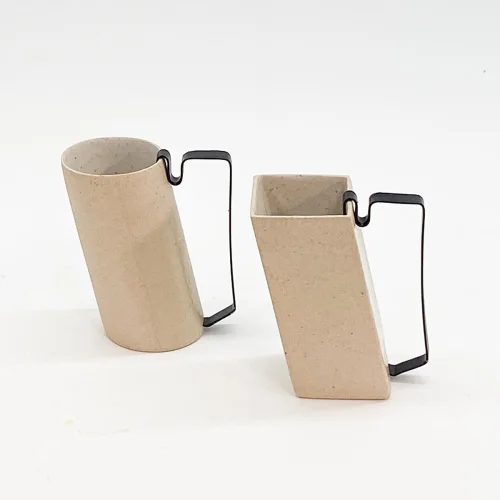 Hiç Ceramics - Cylinder With Handle Cup