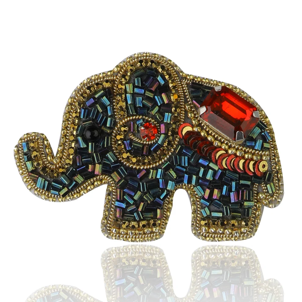 Unica Brooche - Elephant Brooch