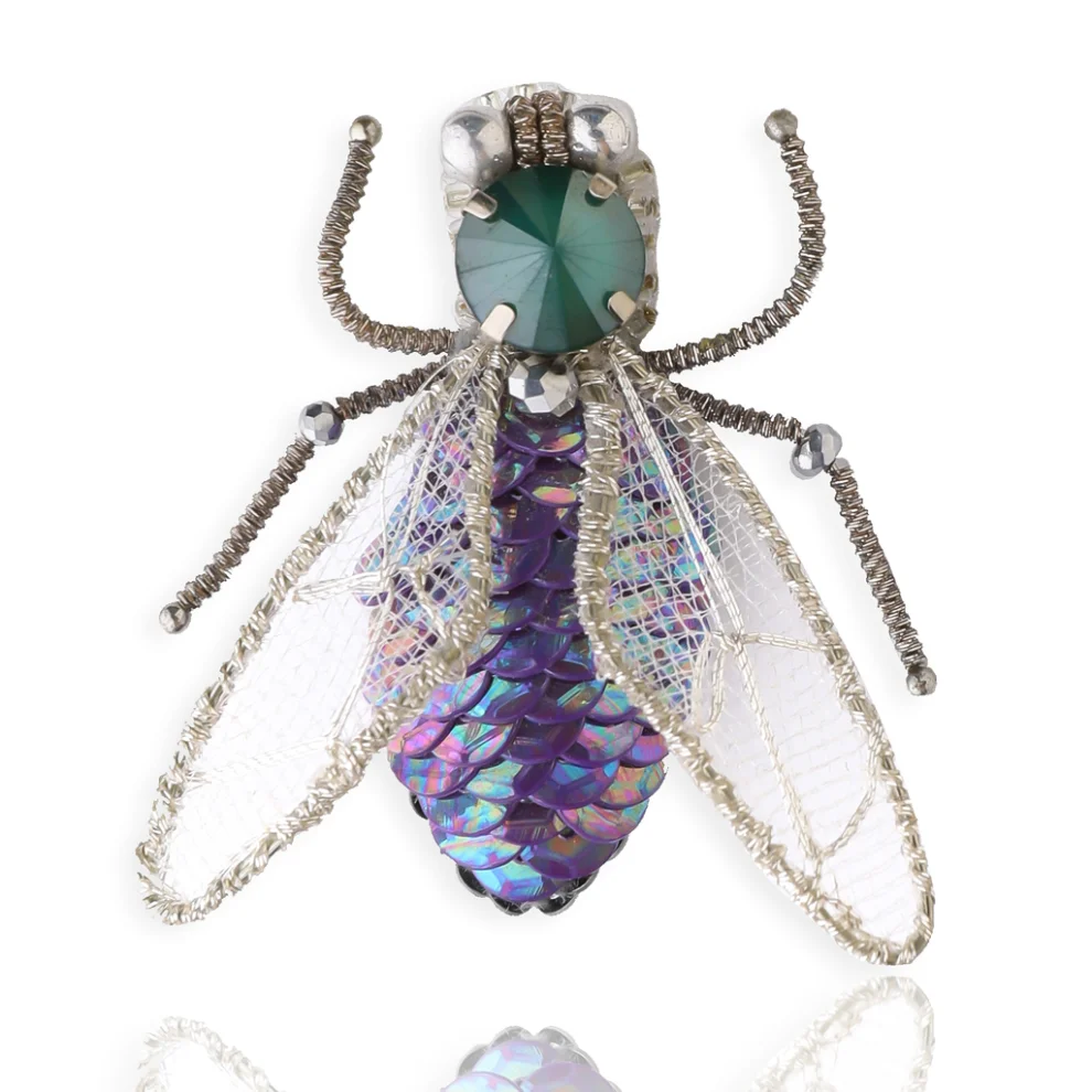 Unica Brooche - Fly Brooch