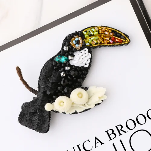 Unica Brooche - Toucan Bird Brooch