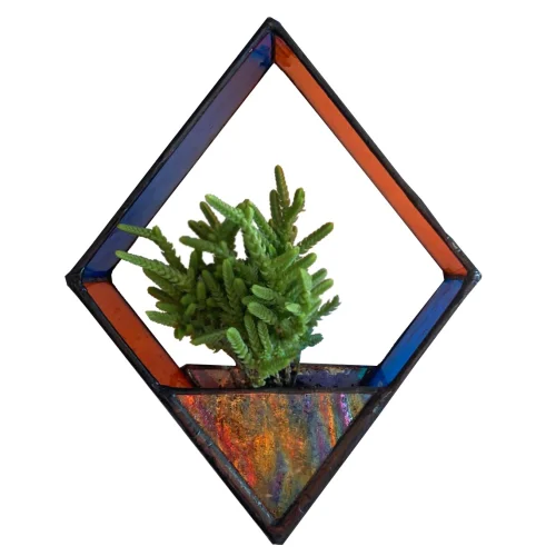 Deniz MosaicWorks - Baklava Cactus Pot