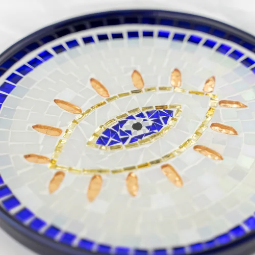 Deniz MosaicWorks - Eye Serving Plate
