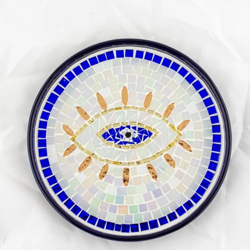 Deniz MosaicWorks - Eye Serving Plate