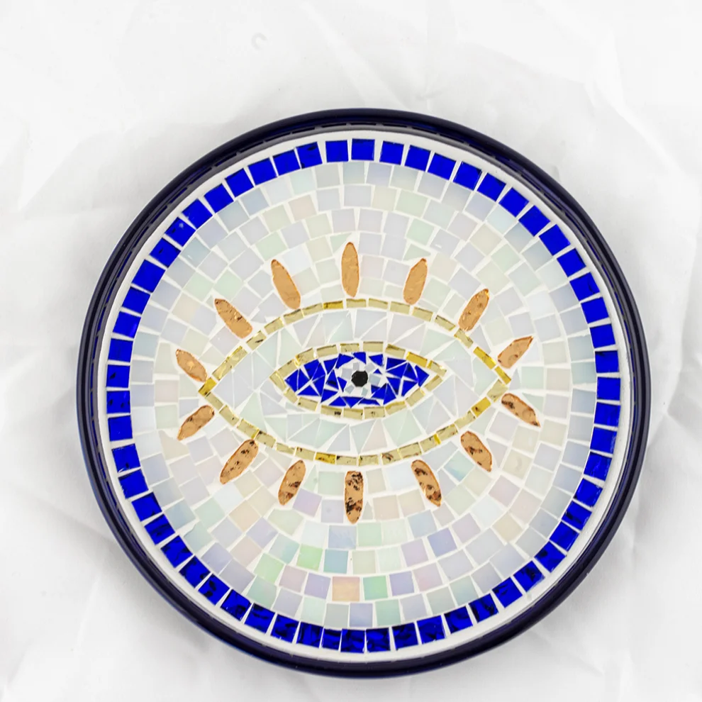 Deniz MosaicWorks - Eye Serving Plate