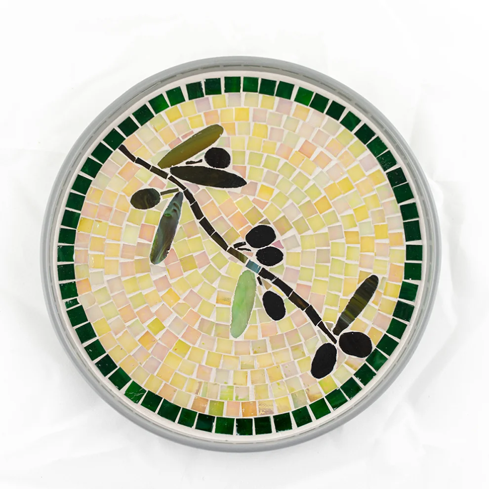 Deniz MosaicWorks - Olive Serving Plate