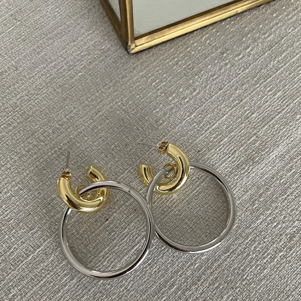 Miklan Istanbul - Raffia Hoops Earrings