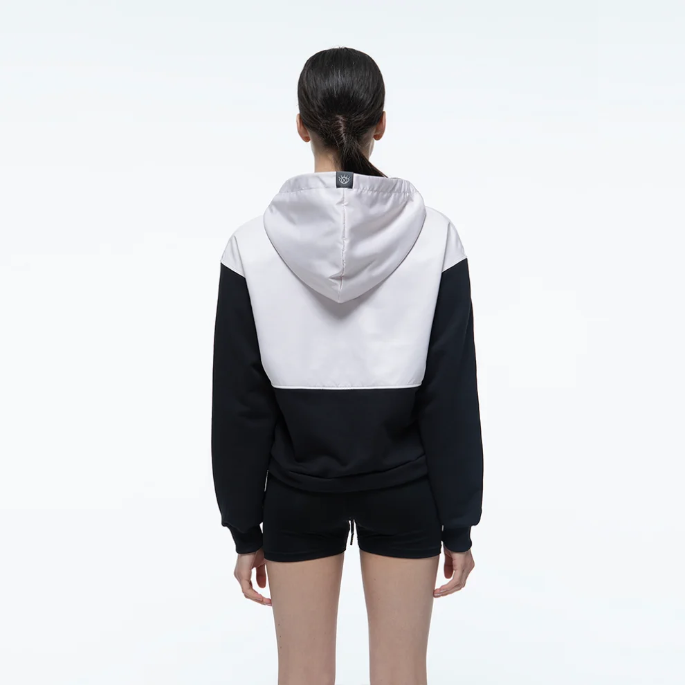 Last Ticket to Fortuna's Chateaux - Crop Hoodie