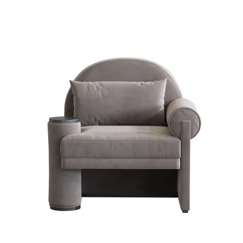 Hermhaus - Moon Velvet Armchair Right Arm