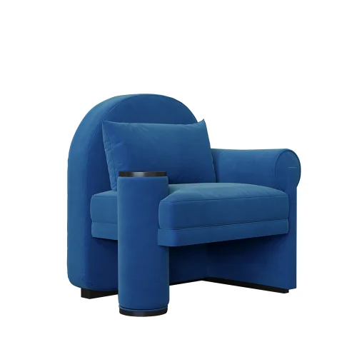 Hermhaus - Moon Velvet Armchair Right Arm