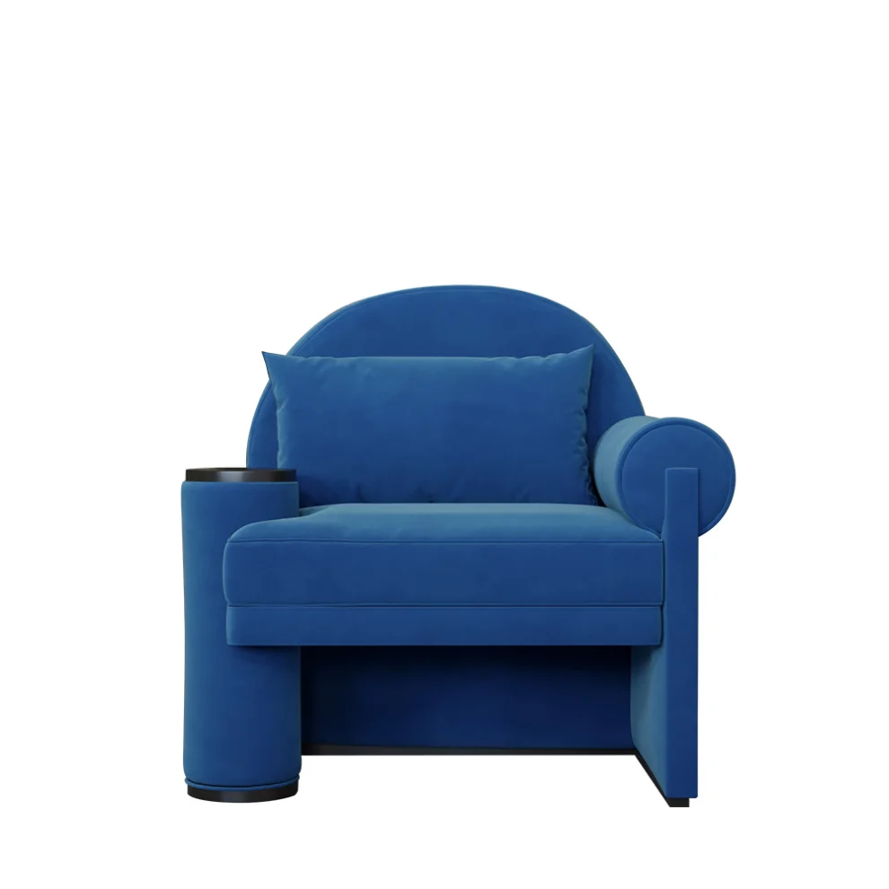 Hermhaus - Moon Velvet Armchair Right Arm