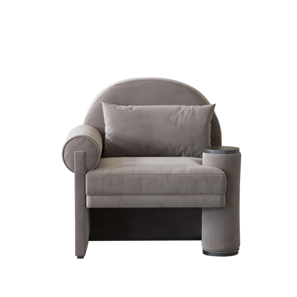 Hermhaus - Moon Velvet Armchair Left Arm