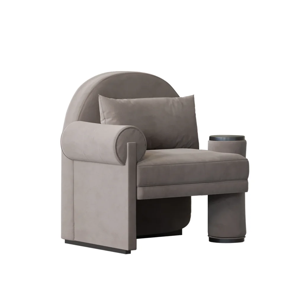 Hermhaus - Moon Velvet Armchair Left Arm