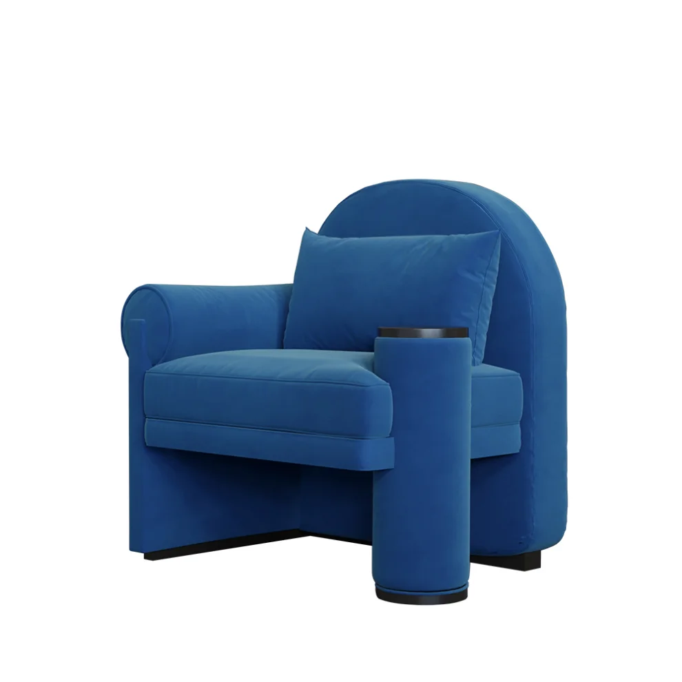 Hermhaus - Moon Velvet Armchair Left Arm