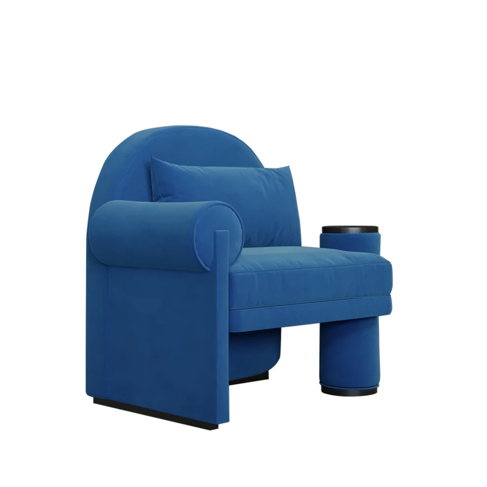 Hermhaus - Moon Velvet Armchair Left Arm