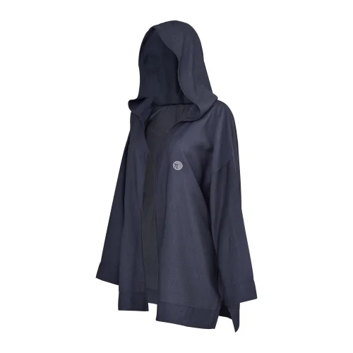 Pinuts - Unisex Oversize Kapüşonlu Kimono