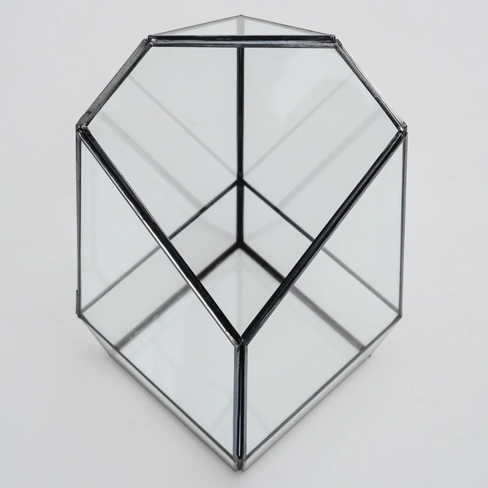 El Crea Designs - Geometric Terrarium Glass Dome - Il