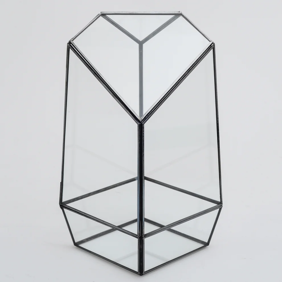 El Crea Designs - Geometric Terrarium Glass Dome - Il