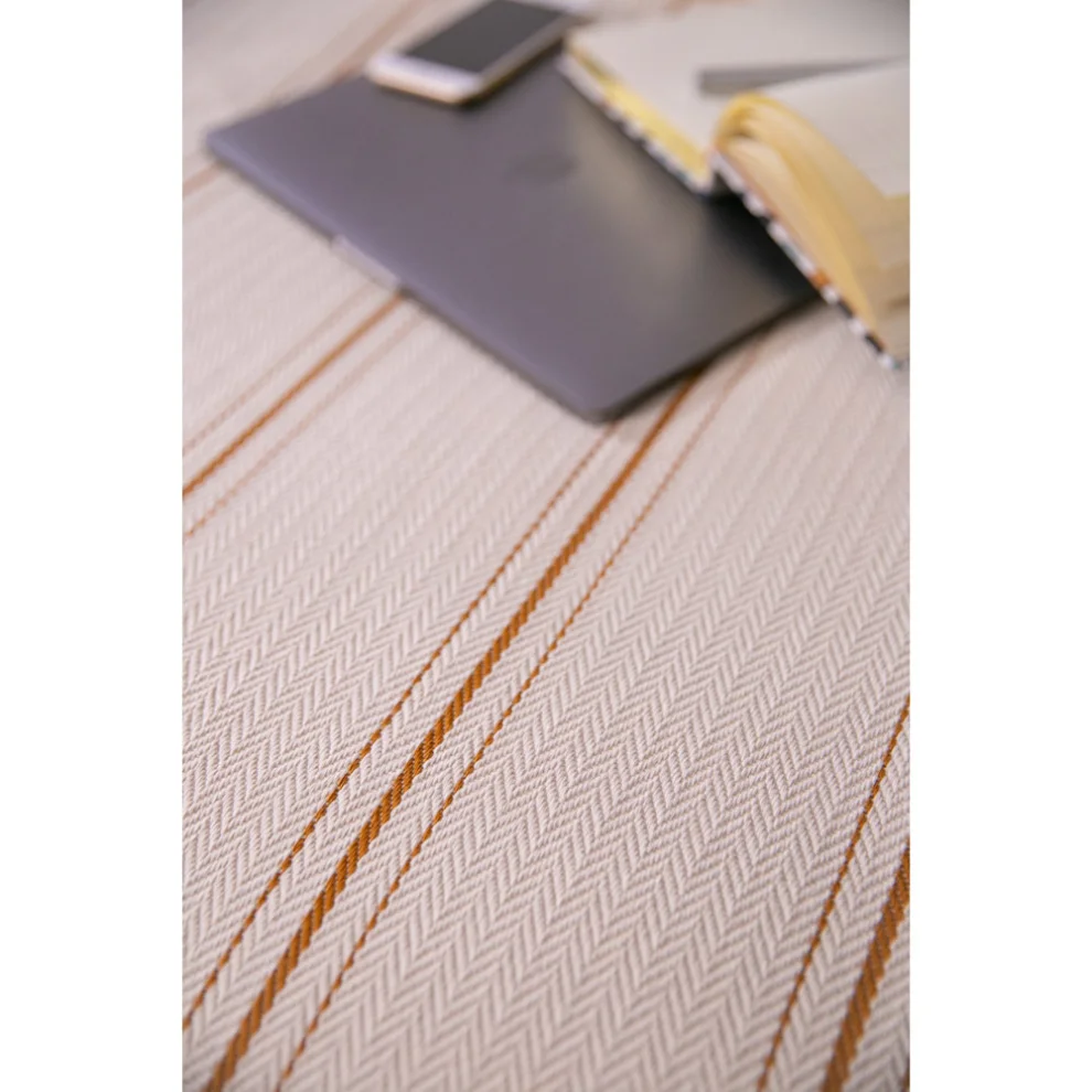Aliva - Rhea Handloomed 100% Cotton Pique- Queen Size Bedspread