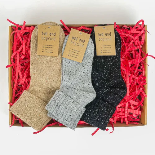 Bed and Beyond - 3-pack Woolen Socks